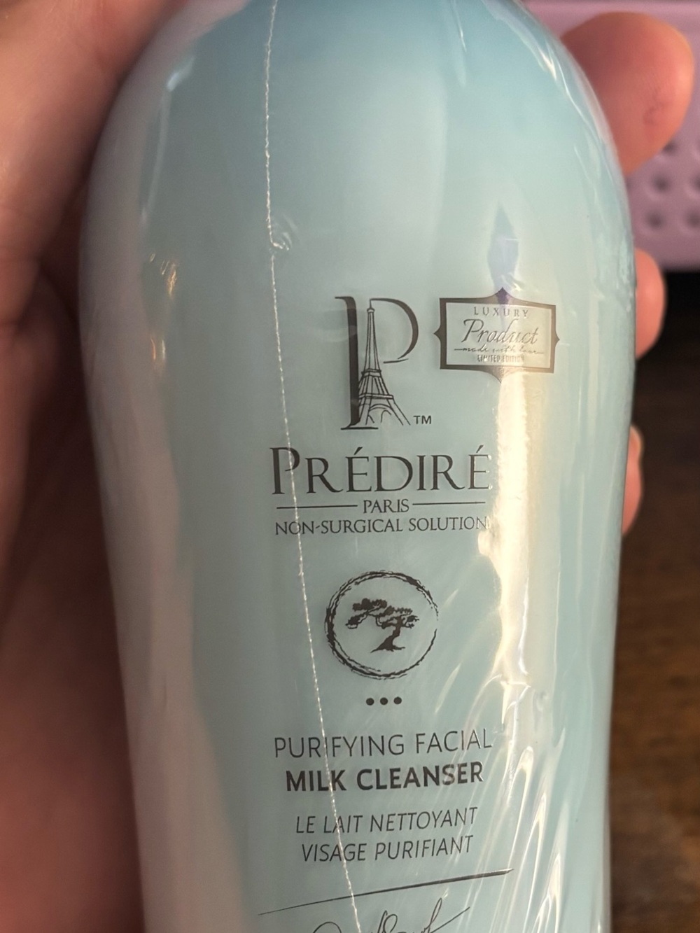 Purifying Facial Milk Cleanser — Light Blue
